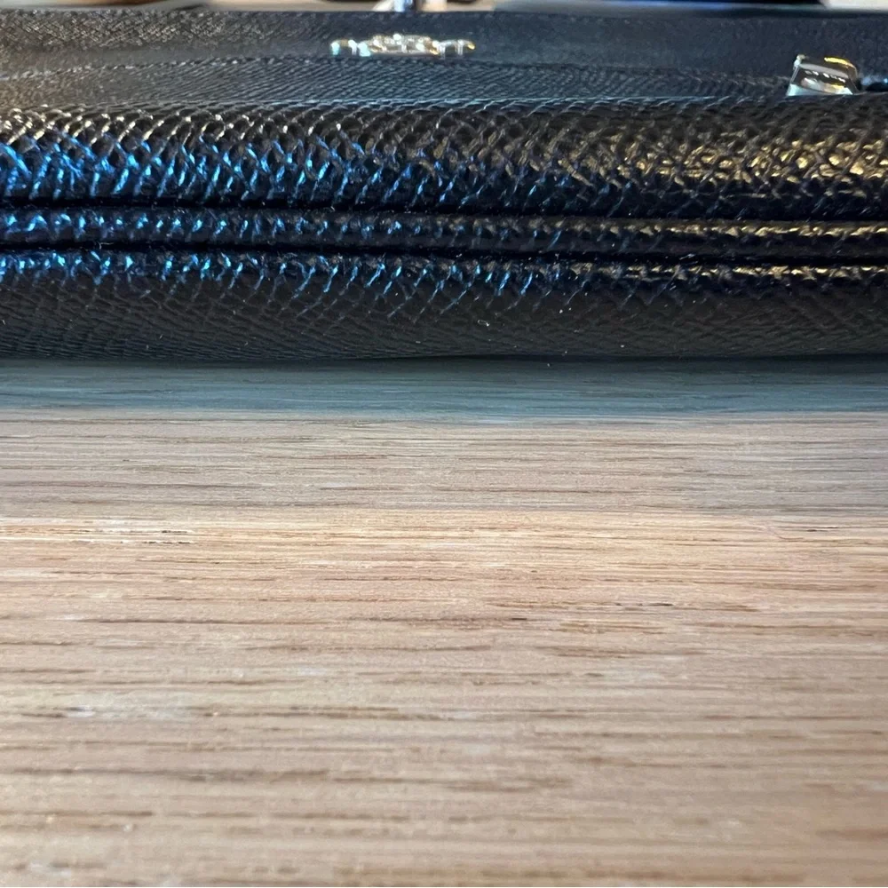 Coach Black Leather Wristlet - Picture 7 of 13